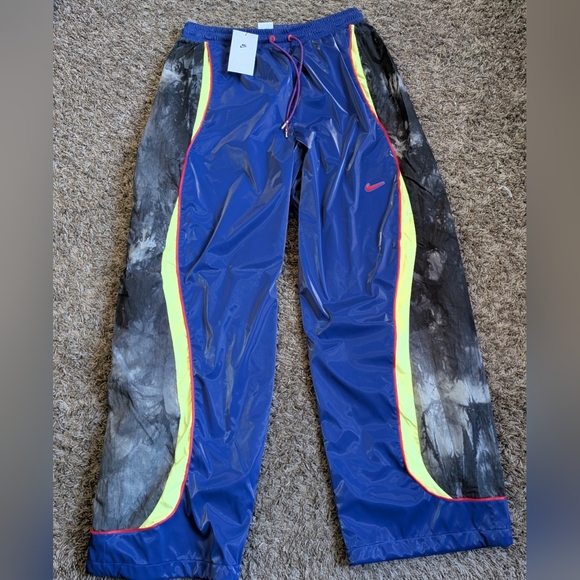 multicolor nike track pants